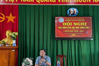 HỘI NGHỊ BAN ĐẠI DIỆN CHA MẸ HỌC SINH LẦN I – NĂM HỌC 2026 – 2027